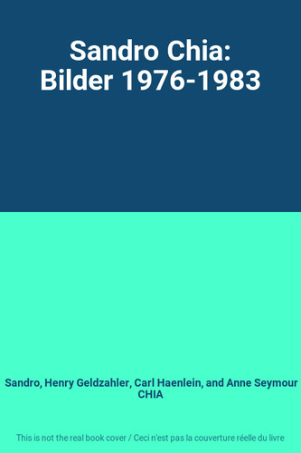 Sandro chia bilder 1976 - sandro, 1976-1983